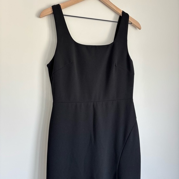 Petal and Pup Black Side Slit Maxi Dress Gown 8 - Picture 2 of 8